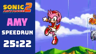 Sonic Advance 2 (Amy) World Record - 25:22