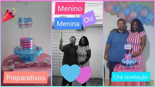 Chá revelação / preparativos / menino ou menina?