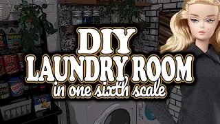 DIY Laundry Room DIORAMA in One Sixth Scale DIY