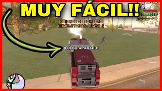 🔥Como completar las 12 Misiones de BOMBERO en GTA San Andreas - Inmune al FUEGO