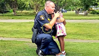 Black Girl Slips a Note Into a Cop's Pocket. He Reads It & Quickly Calls For Backup!