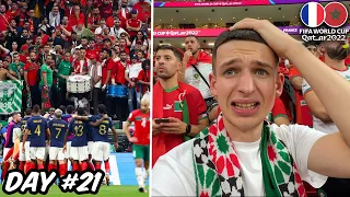 The Moment Morocco Lose to France at 2022 World Cup