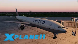 【X-Plane11/xEnviro】KJAX（Jacksonville） - 　KBOS（Boston Logan）B777-300ER