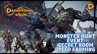 Drakensang Online, Monster Hunt Event, Secret Room Speed Farming, Drakensang, dso, mmorpg, mmo