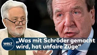 SCHRÖDER VERLIERT SONDERRECHTE: Wird der SPD-Altkanzler zum Sündenbock gemacht? | WELT Interview