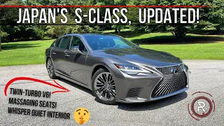 The 2021 Lexus LS 500 Is A Revised Japanese Flagship Luxury Sedan