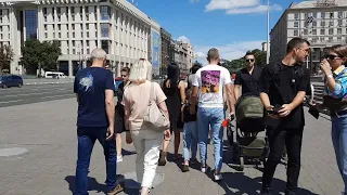 МАЙДАН НЕЗАЛЕЖНОСТИ. Прогулка по КИЕВУ / Kiev (Kyiv) Independence Square (Maydan Nezalezhnosti)