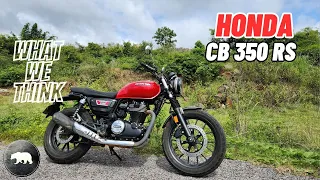 Honda CB 350 RS | What do we think of it?