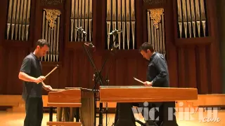 Meehan Perkins Duo perform Steve Reich's "Nagoya Marimbas" (1994)