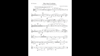 The Seal Lullaby (E flat Clarinet part) by Eric Whitacre