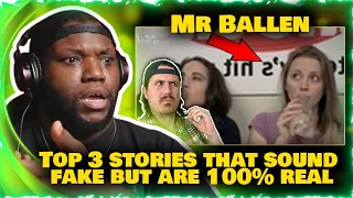 MrBallen - Top 3 stories that sound fake but are 100% real | Part 9 | Reaction