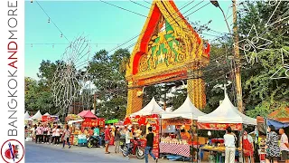 THAI ´STREET FOOD & Temple Fest NONTHABURI Wat Bot Don Prom