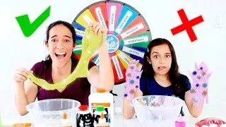 DESAFIO DA ROLETA MISTERIOSA DE SLIME #2 ★ Brincando com a Mamãe (Mystery Wheel Of Slime Challenge)