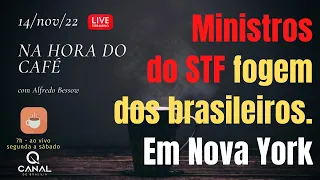 Ministros do STF fogem dos brasileiros. Em NY
