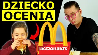 DZIECKO OCENIA JEDZENIE Z MCDONALDS - PYSZNE CZY OBRZYDLIWE?!