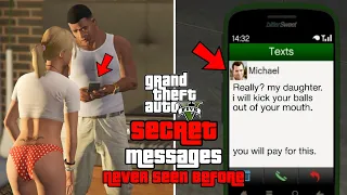 GTA 5 - Secret Text Messages! (Never Seen Before)