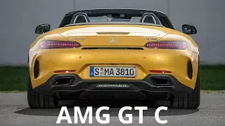 Mercedes AMG GT C Roadster - 557 hp Engine Exhaust Sound and Design