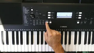 Ritmos del Yamaha psr E 373