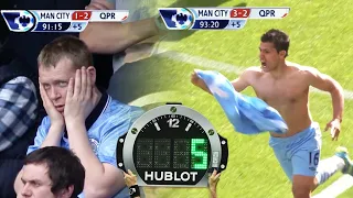 The day KUN AGÜERO WON in the LAST MINUTE the PREMIER LEAGUE