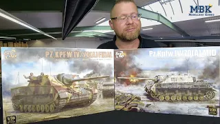 MBK unboxing #817 - 1:35 Jagdpanzer IV L/70, Panzer IV/70(A) final & mid (Border Model BT-026/028)