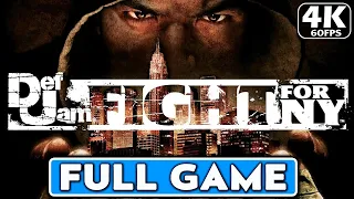DEF JAM FIGHT FOR NY Gameplay Walkthrough FULL GAME [4K 60FPS] - No commentary