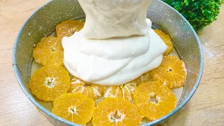 Everyone is looking for this cake recipe. Quick cake with tangerines.