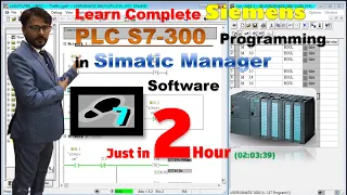 Siemens PLC Training for Beginners| Ladder Diagram| Siemens PLC Course| S7-300 | Simatic Manager