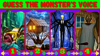 Guess Monster Voice Car Eater, Spider House Head, Slenderman, Granny Game Coffin Dance