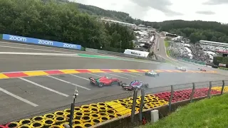 W-Series Massive crash at Eau Rouge Raidillion at Spa 2021 Qualifying.