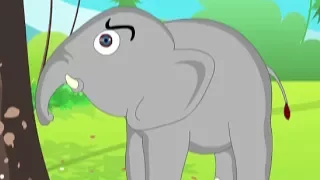 Cruel Elephant - নিষ্ঠুর হাতির গল্প - Animation Moral Stories For Kids In Bengali