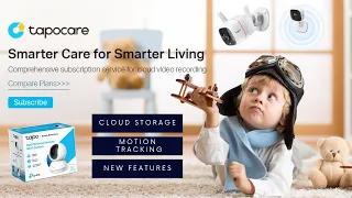 New Tapo Care - Cloud Storage, Motion Tracker, New Features (Tplink) Tapo Security Camera