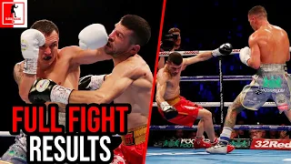 Josh Warrington Vs Sofiane Takoucht Full Fight Results