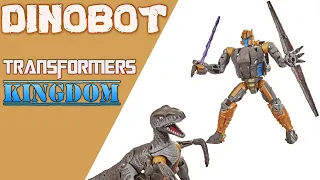 DINO MIGHT! | Transformers Kingdom Voyager Class DINOBOT