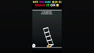 i Completed level 200 of the Hardest Game 🔥 Brain It On Game 😱 | #shorts #shortvideo