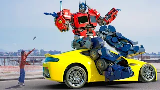 Transformers: The Last Knight - Optimus Prime vs Bumblebee | Paramount Pictures [HD] #38