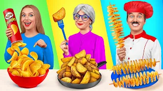 Défi De Cuisine Moi vs Grand-Mère | Situations Alimentaires Amusantes par Mega DO Challenge