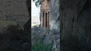 Ликийские гробницы в городе Фетхие #antik #turkey #турция #fethiye  #akdeniz #tomb