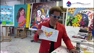 Romero Britto Heart With Wings | How-To