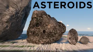 ASTEROIDS Size Comparison 2 🌑