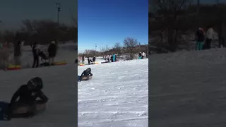 Snow Tubing At Akbulak Ski Resort, Almaty, Kazakhstan