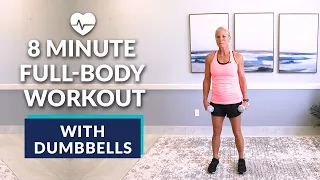 No Gym? No Problem! Full-Body Dumbbell and Water Bottle Exercises