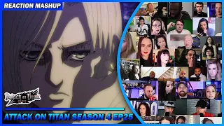 [Full Episode] Attack on Titan Season 4 Episode 25 Reaction Mashup | 進撃の巨人 Shingeki no Kyojin s4ep25