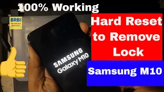 Samsung M10 Hard Reset to Remove PIN PATTERN and FACE  LOCK