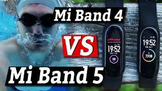 Xiaomi Mi Band 5 vs Mi Band 4. Różnice snu, kroki, Testuje aktywności rower, bieganie, basen 🏊‍♂️