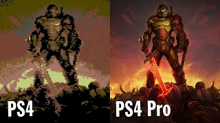 Doom Eternal — PS4 Pro vs PS4 сравнение графики