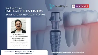 Webinar on Implant Dentistry I MedPiper I JournoMed