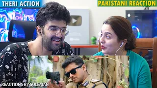 Pakistani Couple Reacts To Thalapathy Vijay Action Theri | Short Scene