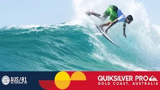 Slater vs. Coffin vs. Medina - Quiksilver Pro Gold Coast 2017 Round Four, Heat 4