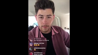 Jonas Brothers live stream via instagram (3/30/2019)