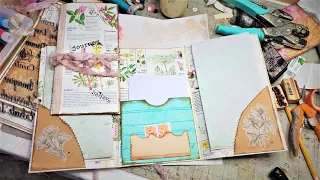 How to Make a STATIONERY SET for Junk Journals from Book Pages! Ep 78 Tutorial The Paper Outpost! :